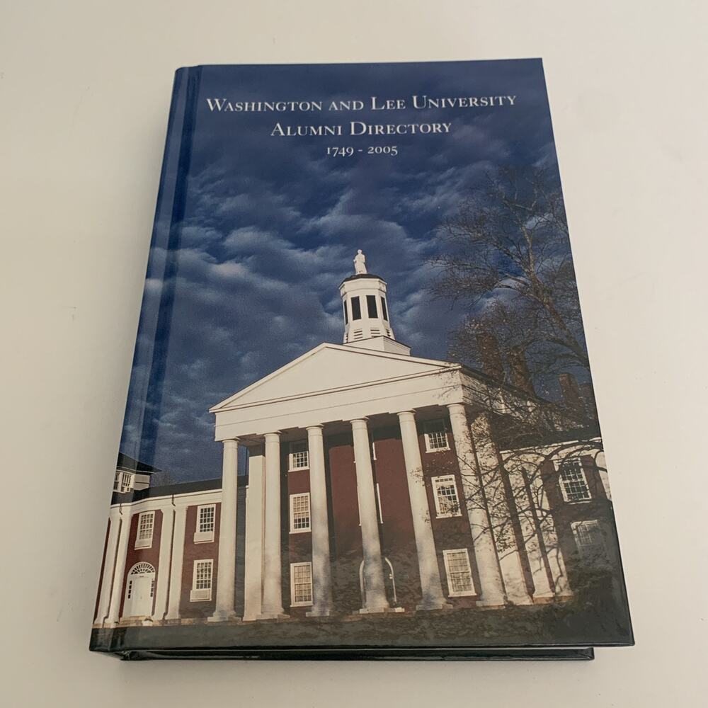 Washington And Lee University 1749-2005 Alumni Directory Hardcover LEXINGTON VA